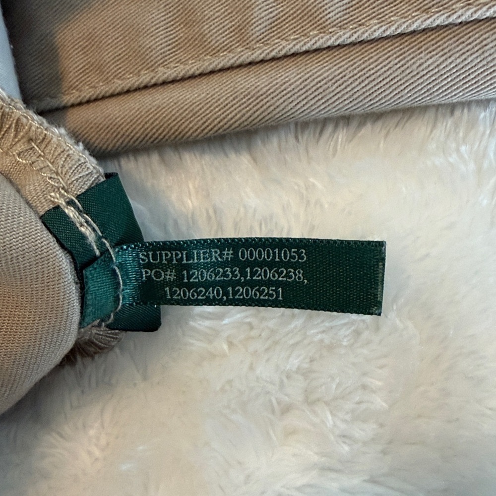 Lauren Ralph Lauren Beige Classic Midcalf Pants - Picture 7 of 8